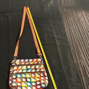 Sydney Love Colorful Circle Pattern Crossbody Bag